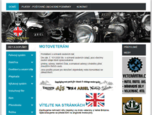 Tablet Screenshot of motoveteran-anglicke-repliky.cz